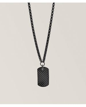 Tateossian Rt Elements Dog Tag Necklace - Natural