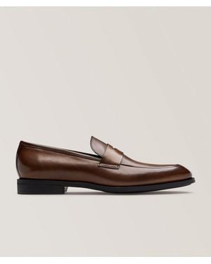 To Boot New York Jagger Leather Penny Loafers - Brown