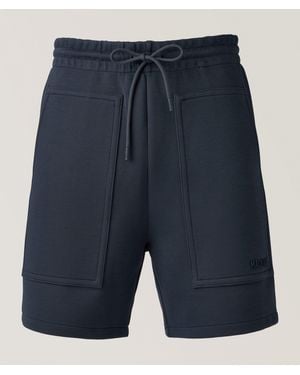 Mackage Elwood Double Face Jersey Shorts - Blue