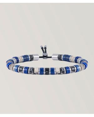 Pig & Hen Brontide Adjustable Beaded Bracelet - Blue