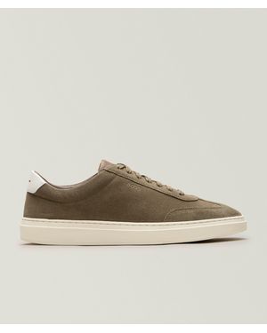 BOSS Kieran Suede T-Toe Sneakers - Brown