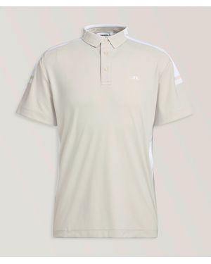 J.Lindeberg Bo Colourblock Polo Shirt - White