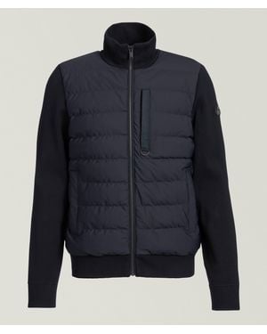 Moose Knuckles Kamet Down-Filled Hybrid Jacket - Blue