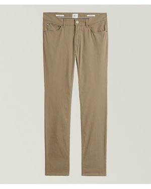 Brax Chuck Fusion-Flex Five-Pocket Pants - Natural