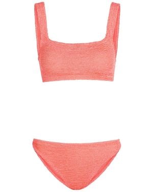 Hunza G Xandra Crinkle Bikini - Pink