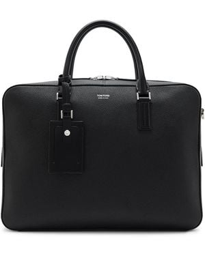 Tom Ford Elliot Grained Leather Briefcase - Black
