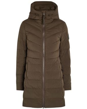 Canada Goose Clair Hooded Padded Shell Coat - Brown