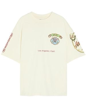 Amiri Vista Hj Skate Printed Cotton T-Shirt - White