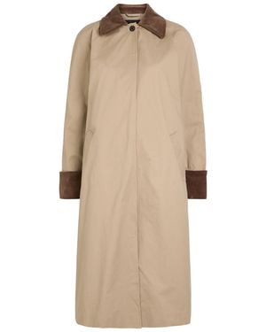 Rails Levy Stretch-Cotton Poplin Coat - Natural
