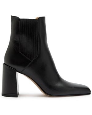 Gabriela Hearst Luke 70 Leather Ankle Boots - Black