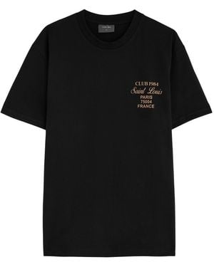 Club 1984 Patron 84 Printed Cotton T-Shirt - Black