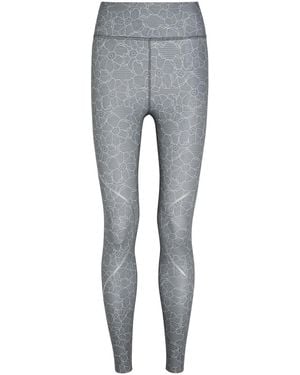 Stella McCartney Adidas X Printed Stretch-Jersey Leggings - Grey