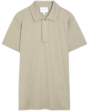 Raith Santi Mercerized Cotton Polo Shirt - Natural