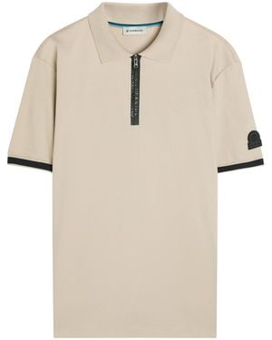Sandbanks Logo Jersey Polo Shirt - Natural