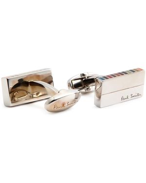 Paul Smith Signature Stripe Cufflinks - Multicolor