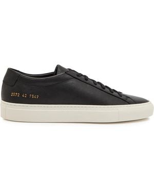 Common Projects Achilles Premium Leather Trainers - Black