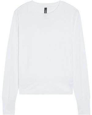 Vuori Daydream Crew-Neck Stretch-Jersey Top - White