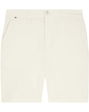 BOSS Kane Stretch-Cotton Shorts - White