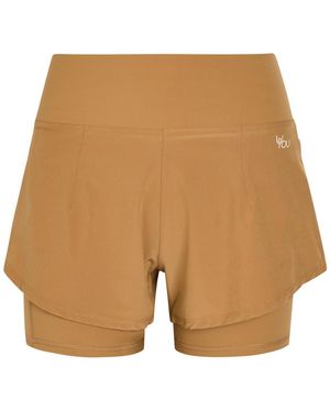 Now You Live Ashby 2-In-1 Youmove Shorts - Natural