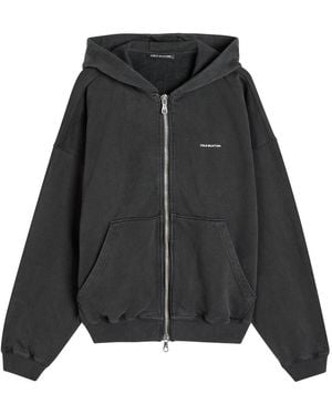 Cole Buxton Hooded Cotton Sweatshirt - Black