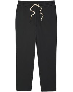 Moncler Logo-Appliquéd Jersey Joggers - Black