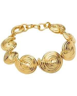 Missoma Spiral Statement Chain Bracelet - Metallic