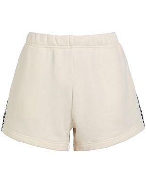 Rag & Bone Vintage Terry Blanket Stitch Cotton-Blend Shorts - Natural