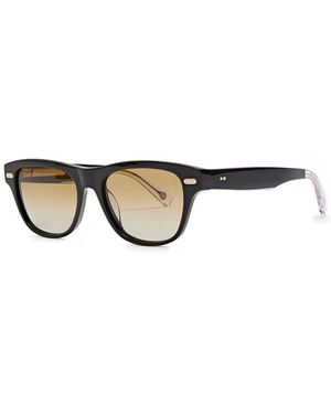 Brunello Cucinelli Iconic Meridian Acetate Sunglasses - Brown