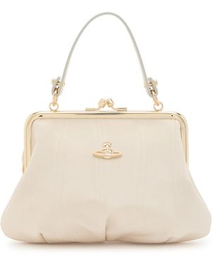 Vivienne Westwood Granny Frame Woven Purse - Natural