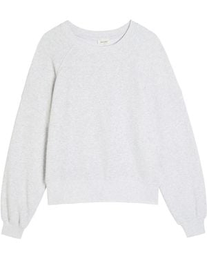 American Vintage Atubay Stretch-Cotton Sweatshirt - White