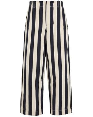 Jacquemus Le De-Nîmes Parasol Striped Denim Trousers - Blue