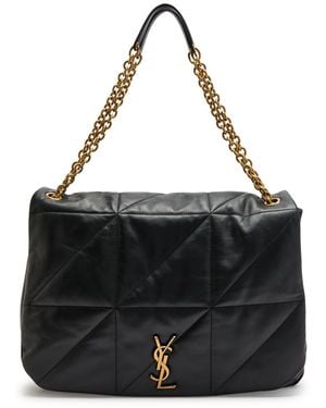 Saint Laurent Jamie 4.3 Xl Quilted Leather Shoulder Bag - Black