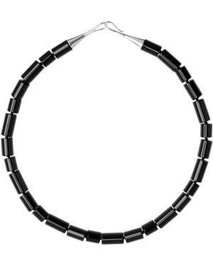 LIE STUDIO The Sadie Beaded Necklace - Black