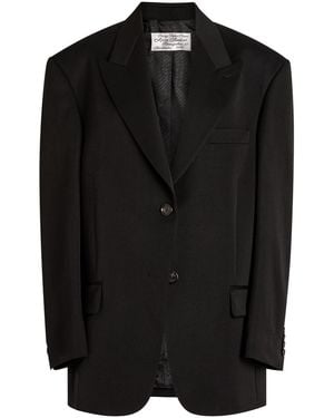 Acne Studios Wool Gabardine Blazer - Black