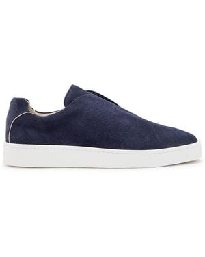 Aurélien Aur3 Suede Sneakers - Blue