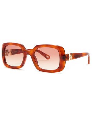 Chloé Marcie Square-Frame Sunglasses - Pink