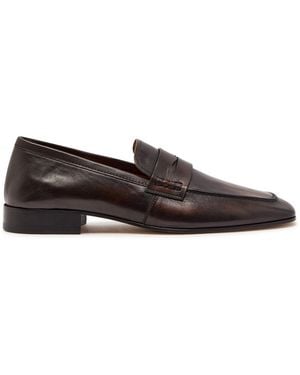 Dries Van Noten Leather Loafers - Brown
