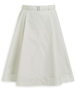 3.1 Phillip Lim Flounce Cotton-Blend Midi Skirt - White