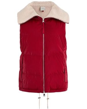 Varley Brock Quilted Shell Gilet - Red