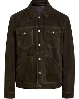 PAIGE Rubino Suede Jacket - Black