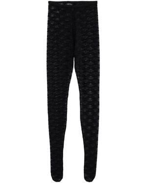 Self-Portrait X Christopher Kane Lace Tights - Black