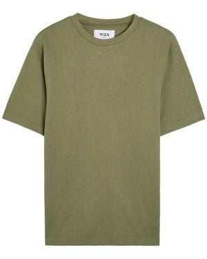 Wax London Dean Cotton T-Shirt - Green