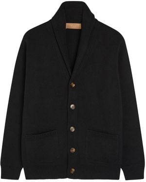Now You Live Carlton Cotton Cardigan - Black