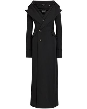 A.W.A.K.E. MODE Off-The-Shoulder Maxi Blazer Dress - Black