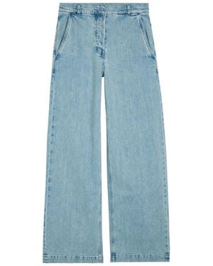 Another Tomorrow Wide-Leg Jeans - Blue