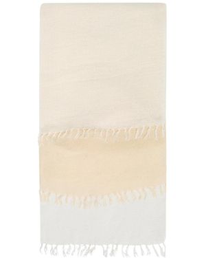 Issey Miyake Slits Cotton Stole - Natural