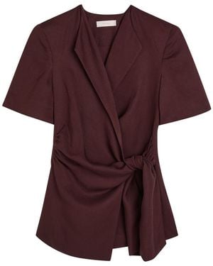 Faithfull the Brand Ida Wrap Blazer - Purple