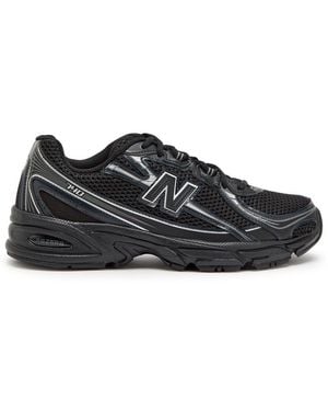 New Balance 740 Paneled Mesh Sneakers - Black