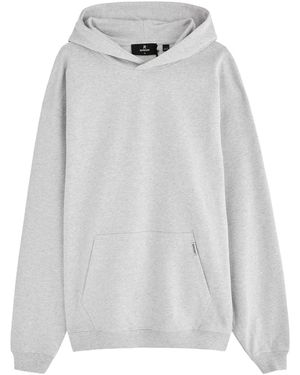 Represent Initial Hooded Cotton Sweatshirt - White