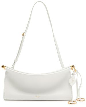 Alaïa East West Leather Shoulder Bag - White